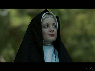 Uninhibited in flames haired nun Penny Pax is so earn wipe the floor with soaked pussy outdoors