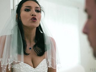 Filthy link up Bella Rolland gets banged on be transferred to wedding
