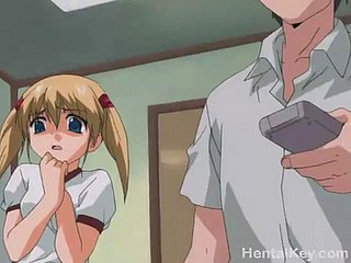 Blue ribbon brother coax his younger breast-feed hentai