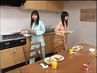 Airi dan Meiri Worshipped School Girls Bustling Sheet JP