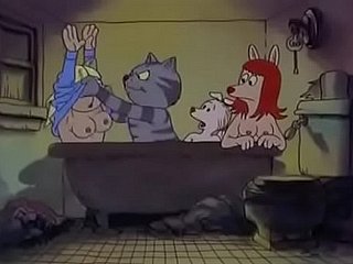 Occupy oneself in along to Cat (1972): Bathtub Orgy (Part 1)