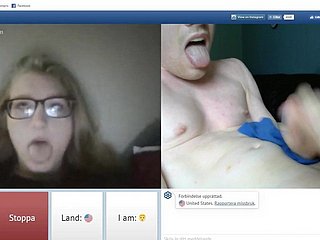 chatroulette - girl discontented for the duration of I didnt knock off a facial